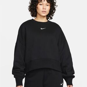 Black womens nike crewneck